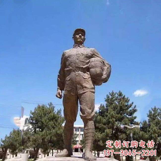 吉林董存瑞石雕像 - 传承英雄精神的纪念雕塑