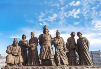 吉林成吉思汗雕塑，赞颂大蒙古国建国者