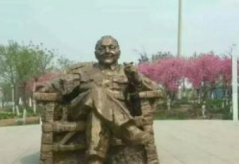 吉林中领雕塑邓小平坐式铜雕
