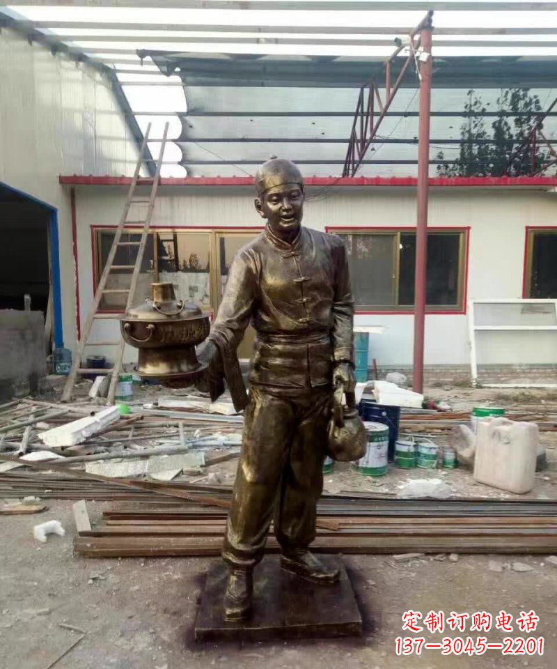 吉林产品名称店小二铜雕