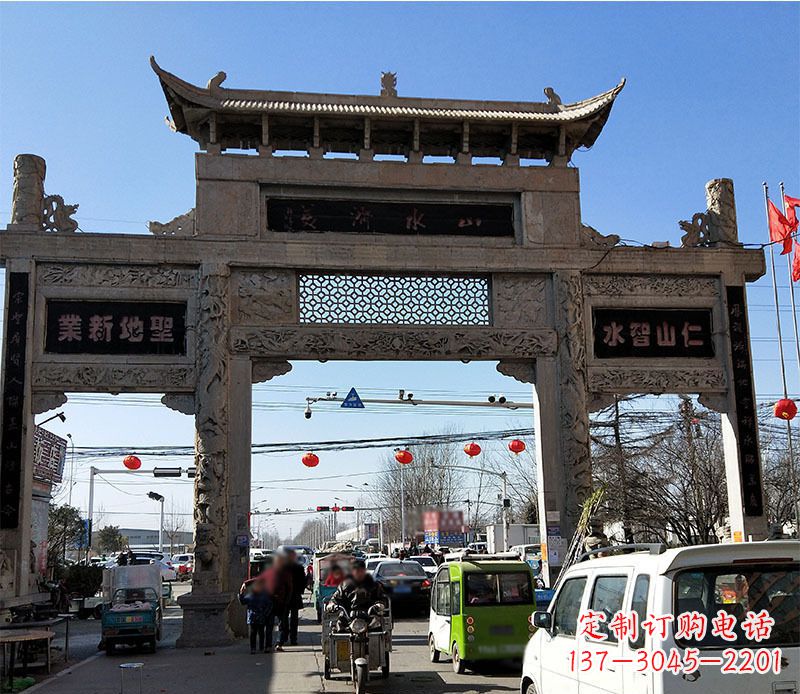 吉林高端定制牌坊雕塑