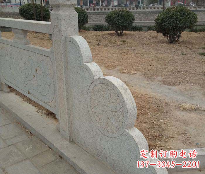 吉林精美仿古护城河石雕栏板