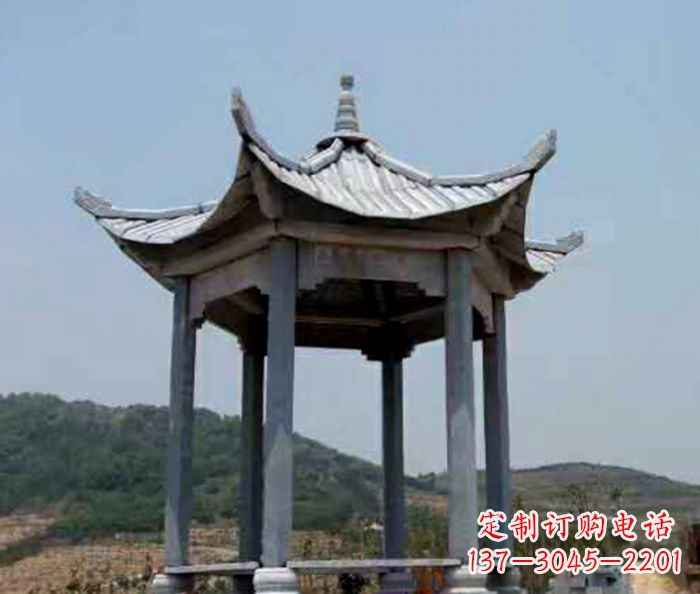 吉林仿古石雕凉亭