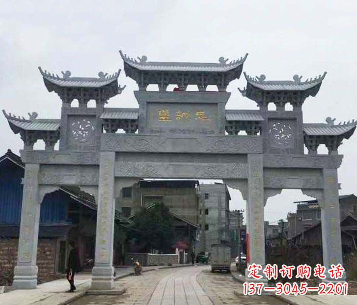 吉林精美牌坊石雕