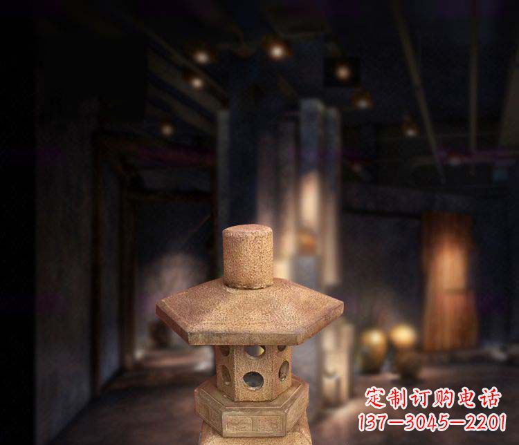 吉林精美仿古石灯雕塑