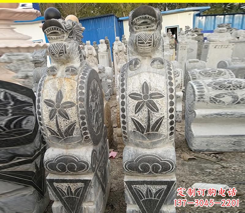 吉林仿古石门墩雕塑,传承历史文化