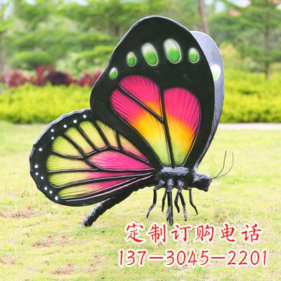 吉林仿真蝴蝶_品红色款405x78x110