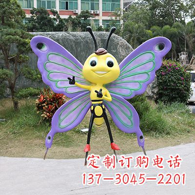 吉林仿真蝴蝶雕塑,精致多彩、灵动优雅