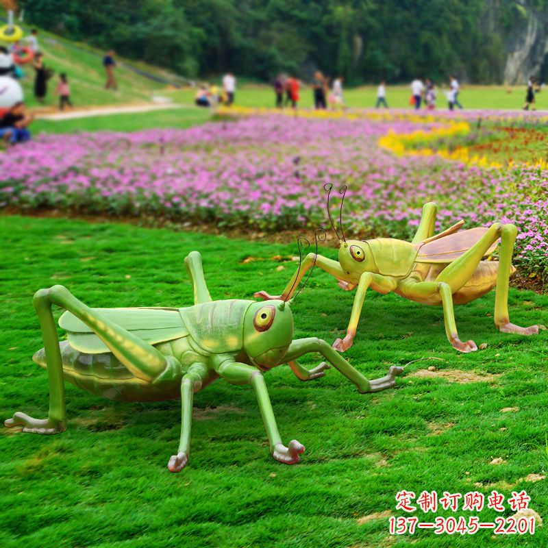 吉林精美蝗虫雕塑摆件
