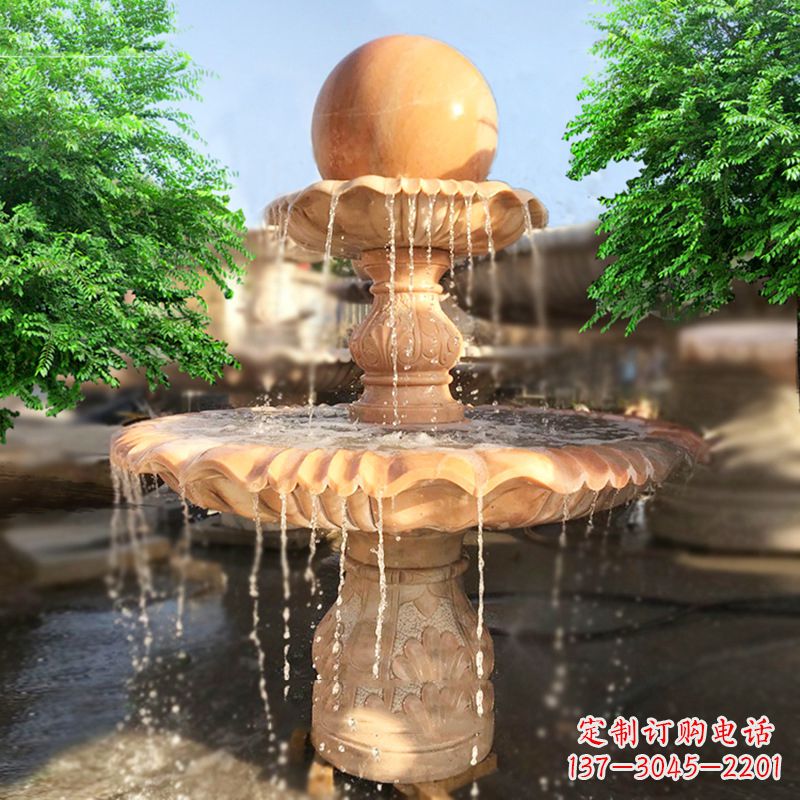 吉林精致别致的风水球雕塑