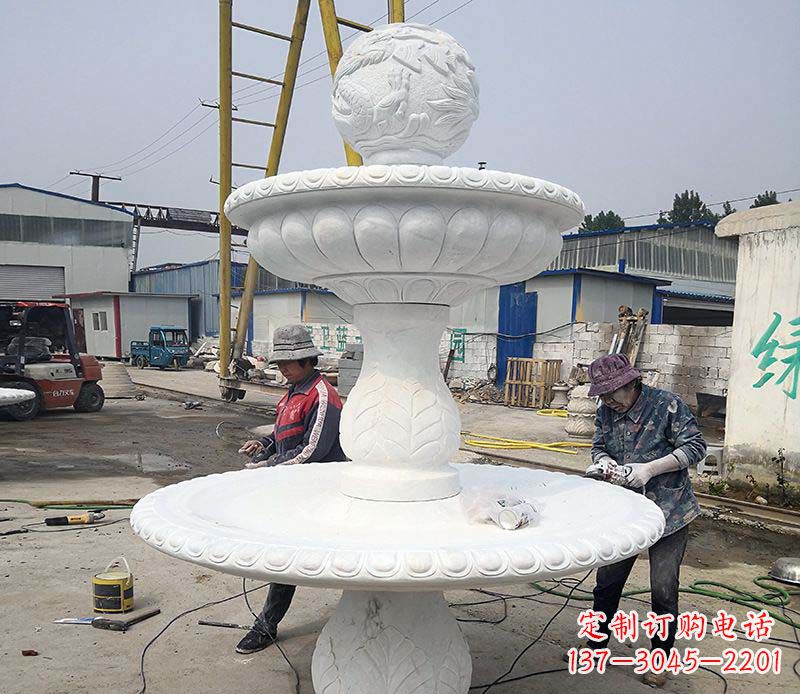 吉林风水球喷泉石雕塑