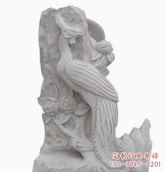吉林凤凰牡丹石雕222