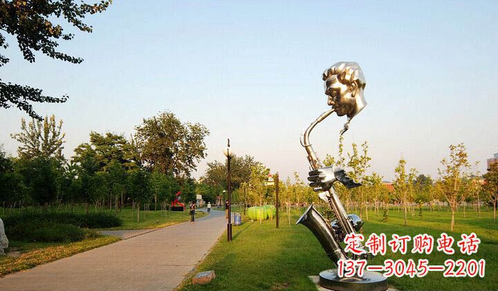 吉林不锈钢萨克斯抽象雕塑