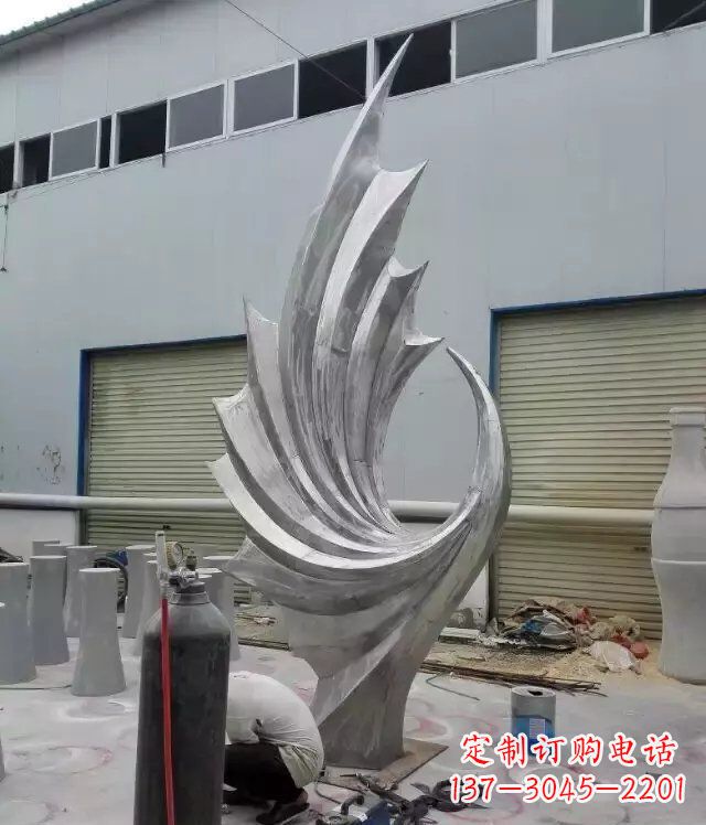 吉林 不锈钢凤凰抽象雕塑