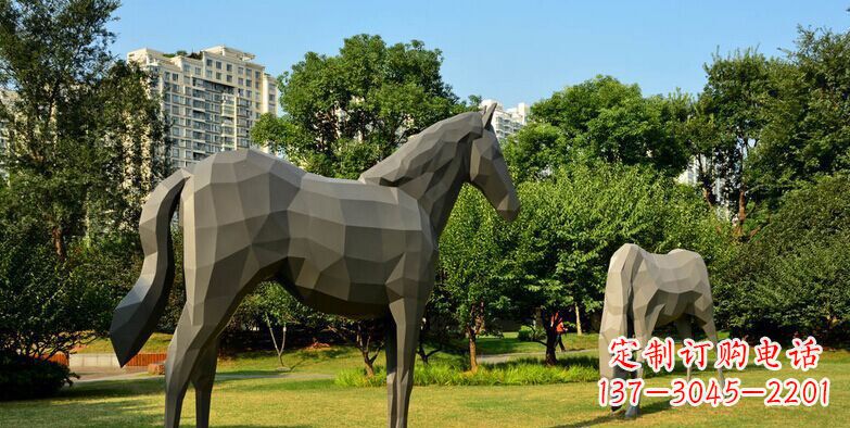 吉林产品名称不锈钢动物抽象雕塑