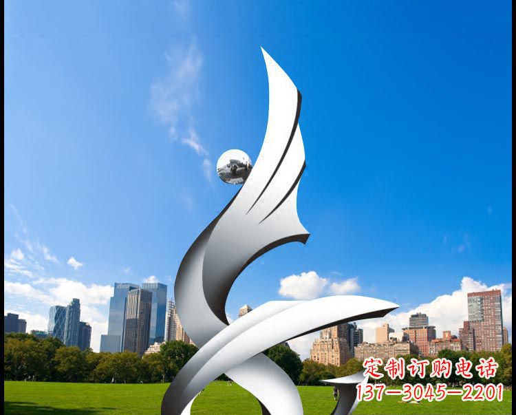 吉林优雅贵族不锈钢凤凰雕塑
