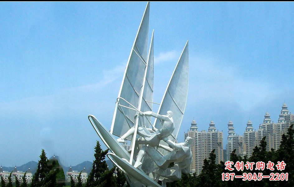吉林不锈钢帆船比赛雕塑