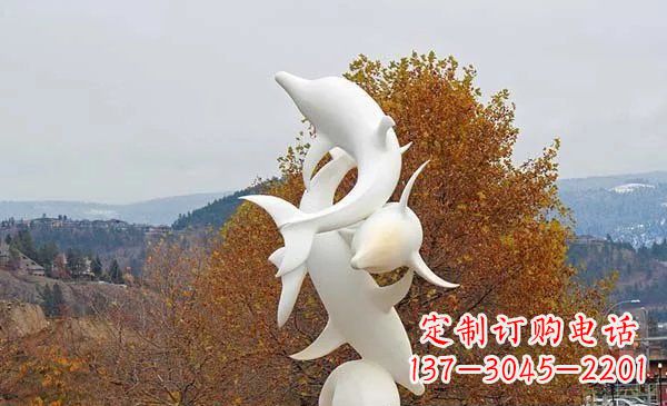 吉林山东中领雕塑海豚雕塑让自然之美悠然而生