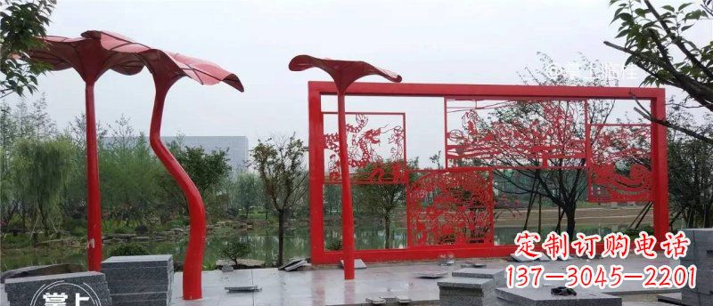 吉林不锈钢龙凤雕塑