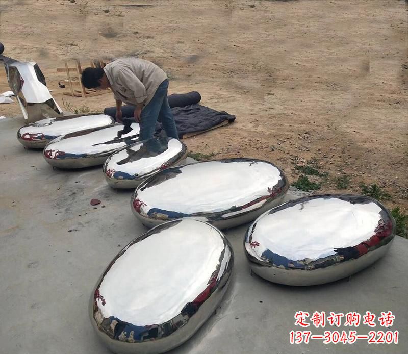 吉林中领雕塑水滴形艺术雕塑