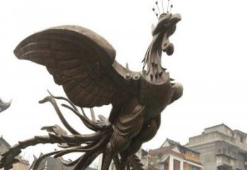 吉林凤凰飞翔铜雕