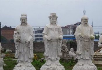 吉林福禄寿神像石雕