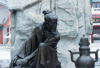 吉林中国医史传承葛洪炼丹情景雕塑