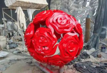 吉林优雅柔美的玫瑰雕塑
