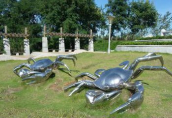 吉林产品名称精美铸造不锈钢螃蟹雕塑
