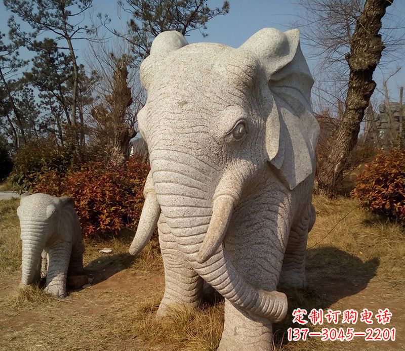吉林精美大象雕塑