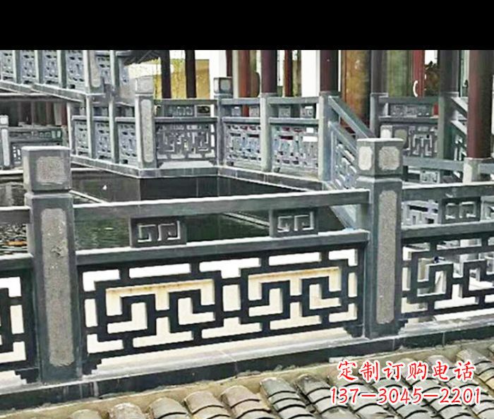 吉林中领雕塑精致仿古石栏板