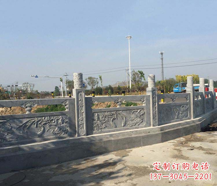 吉林风格各异的精美公园仿古石栏板雕塑