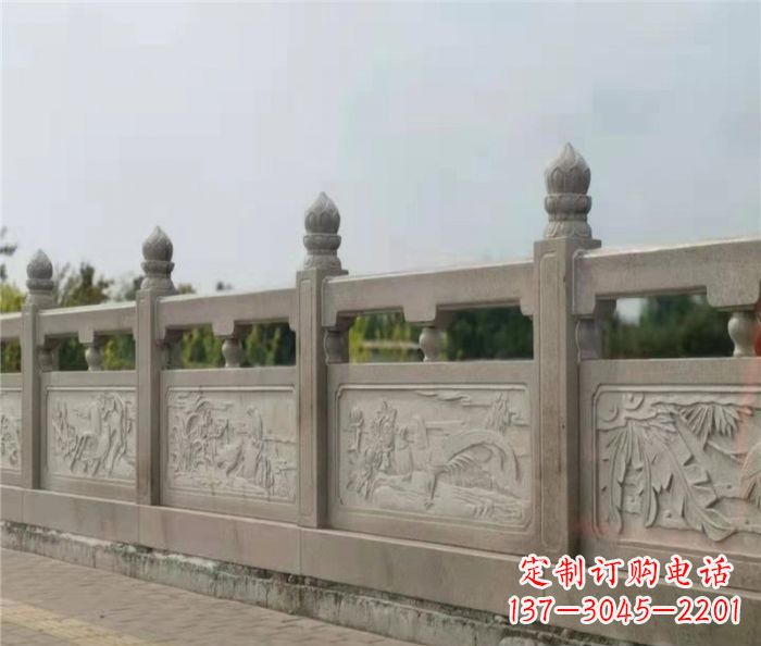 吉林泰山大理石浮雕栏板雕塑