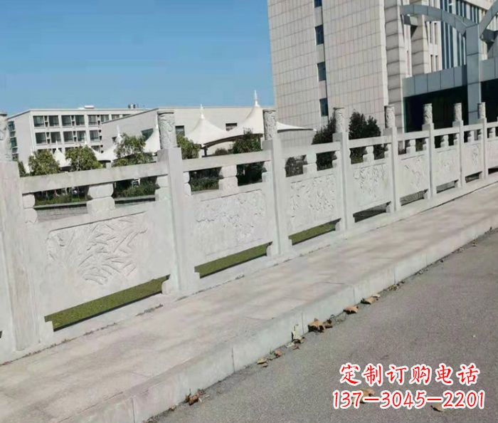 吉林精美大理石浮雕栏板