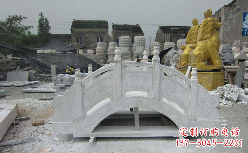 吉林精美的大理石拱桥雕塑