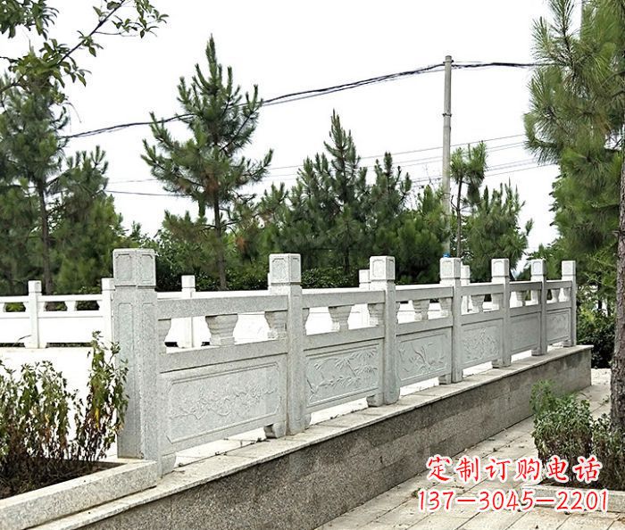 吉林大理石栏板石雕,构筑公园景观