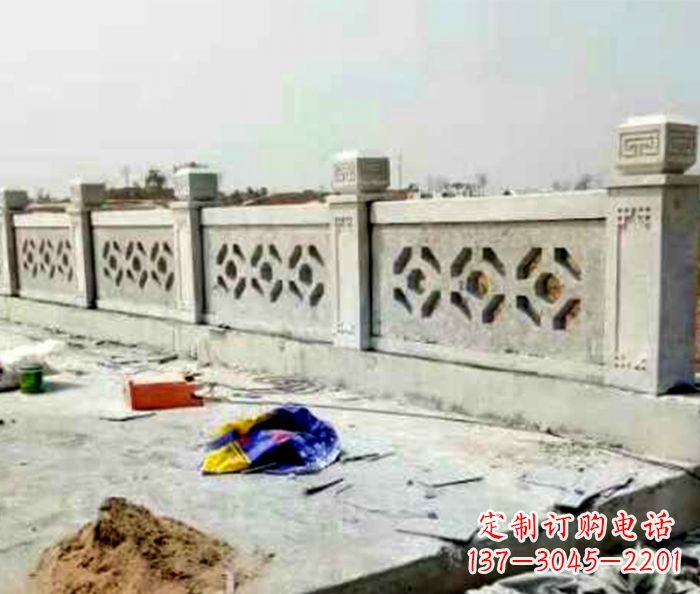 吉林公园大理石栏板石雕