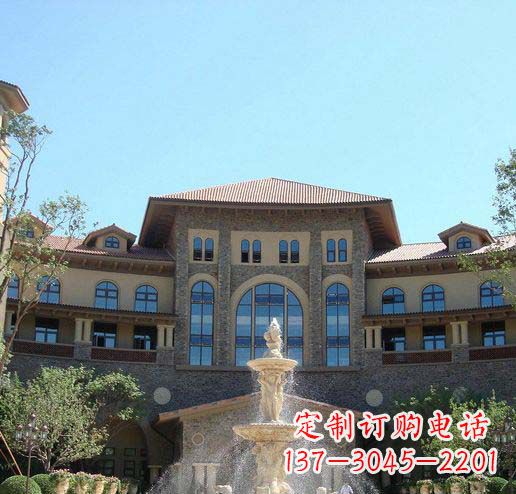 吉林定制欧式古典喷泉大理石雕塑