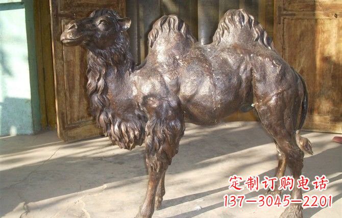 吉林公园骆驼铜雕222