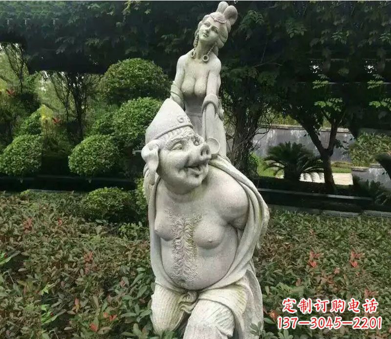 吉林纪念猪八戒,收藏高端石雕猪八戒塑像