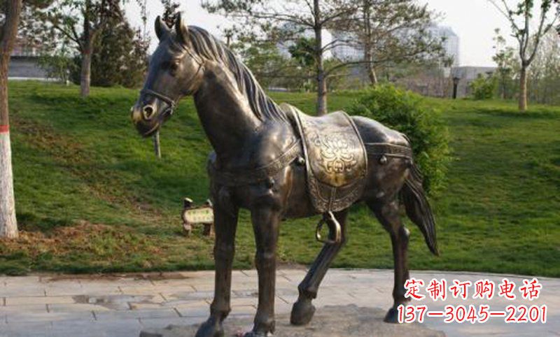 吉林公园铸铜马