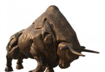 吉林铜雕独特的历史图案——拓荒牛雕塑