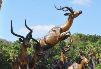吉林立体雕塑——羚羊奔跑
