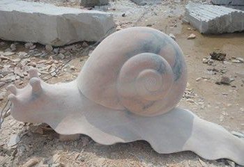 吉林真实大小的蜗牛石雕