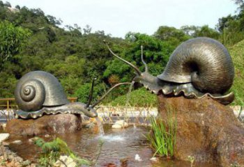 吉林中领雕塑-艺术精美蜗牛铜雕