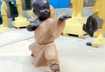 吉林传承传统文化的绝佳礼品——“功夫小和尚”雕塑
