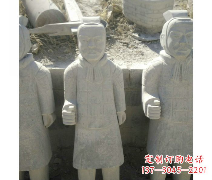 吉林欣赏秦帝国历史,精美的兵马俑雕塑