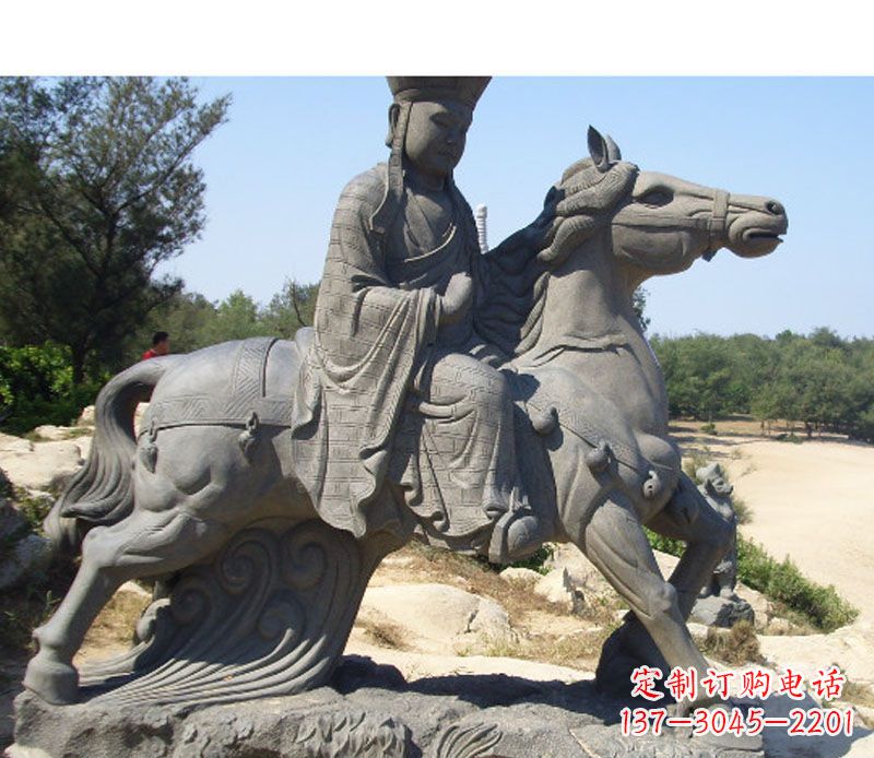 吉林中领雕塑:古代人物唐僧骑马雕塑