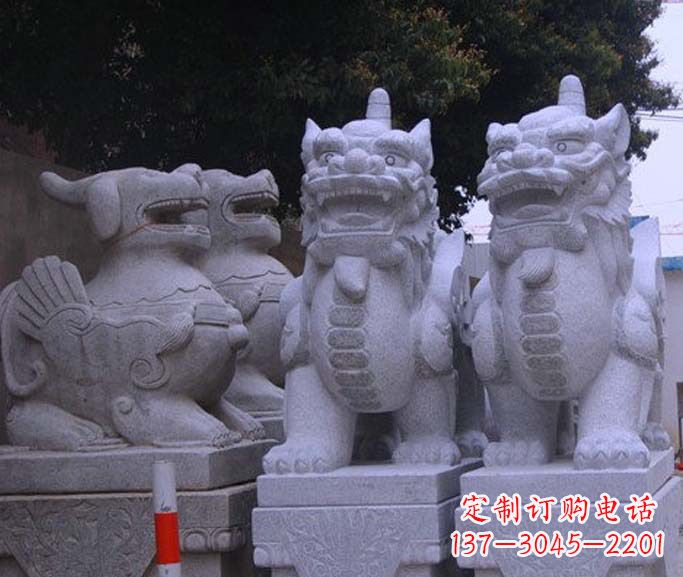 吉林古典独角兽石雕