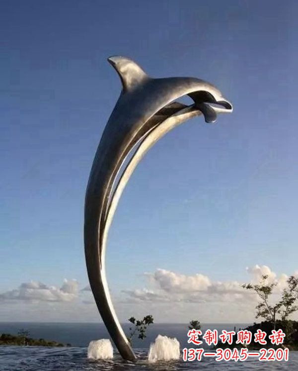 吉林精致雕刻，细腻传递—中领雕塑海豚雕塑